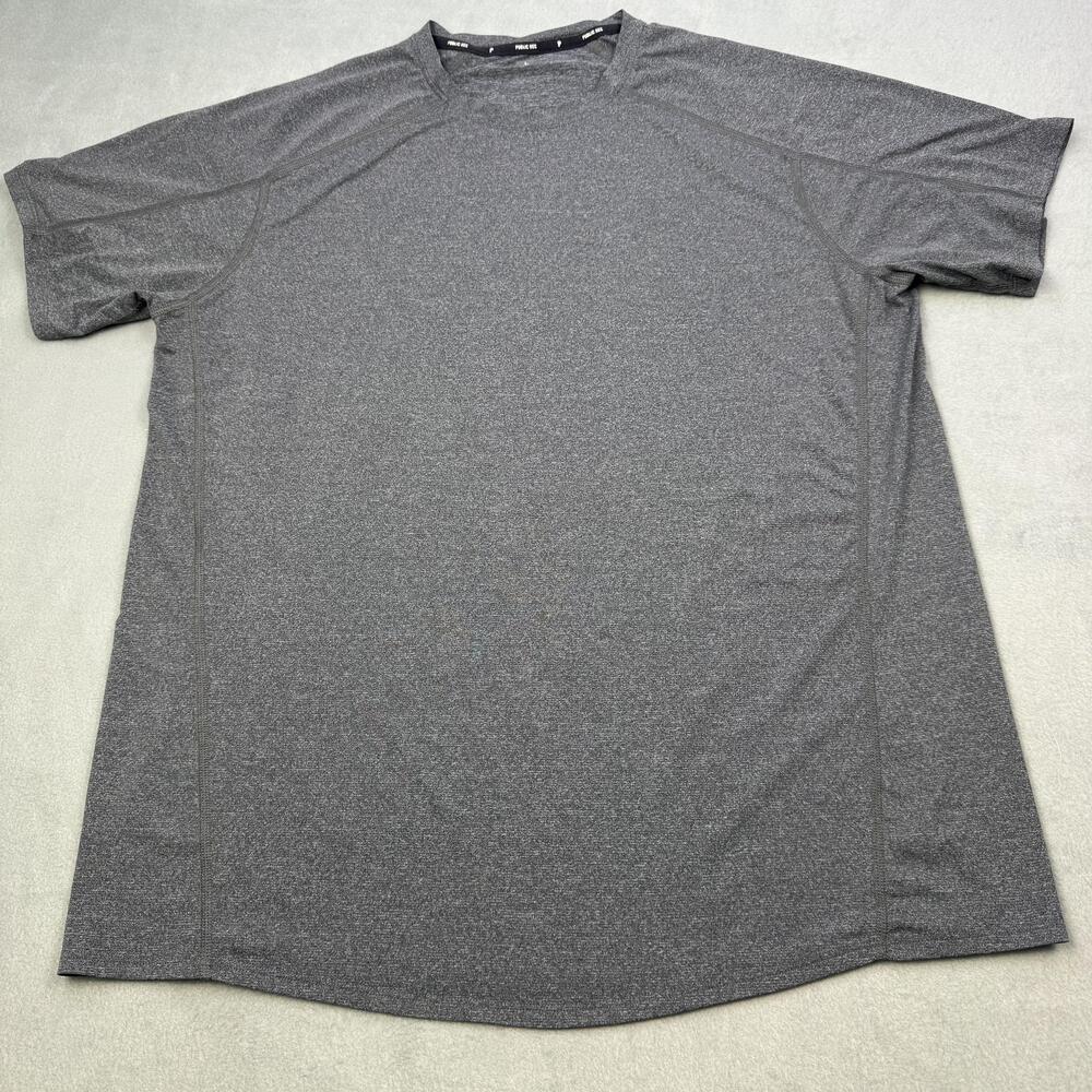 Public Rec Shirt Mens Large Gray Short Sleeve Performance Athletic Training Tee